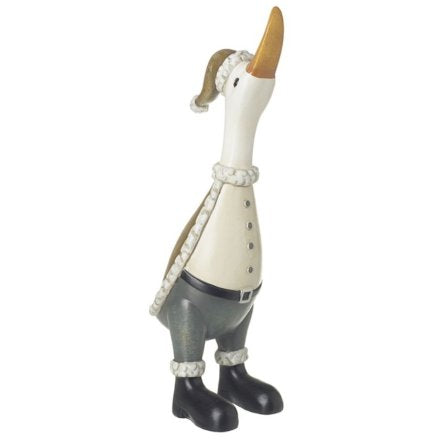 Christmas Duck in Hat & Scarf - 30.5cm