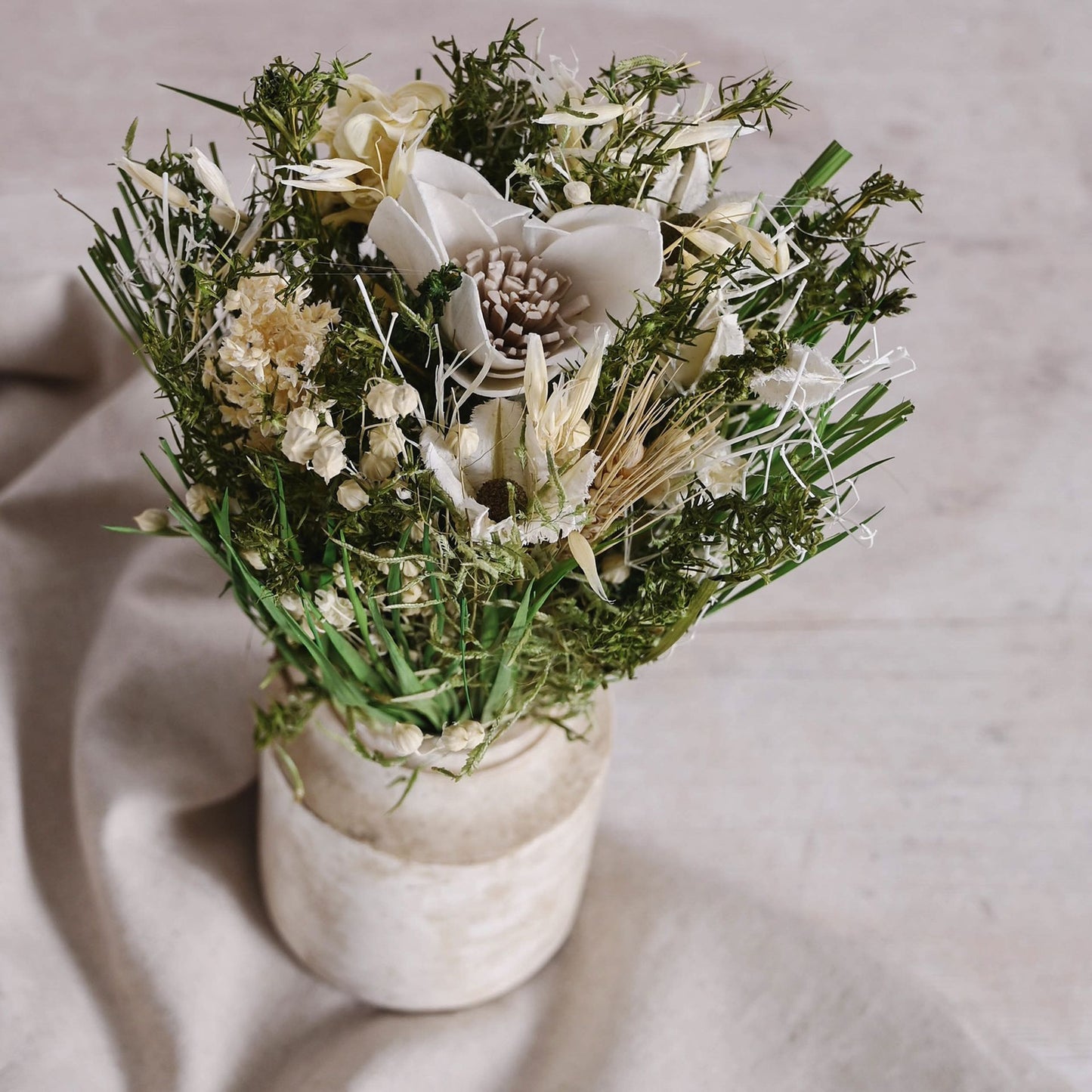 Hestia Dried Floral Bouquets 25cm