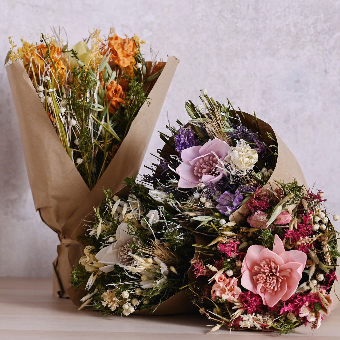 Hestia Dried Floral Bouquets 25cm