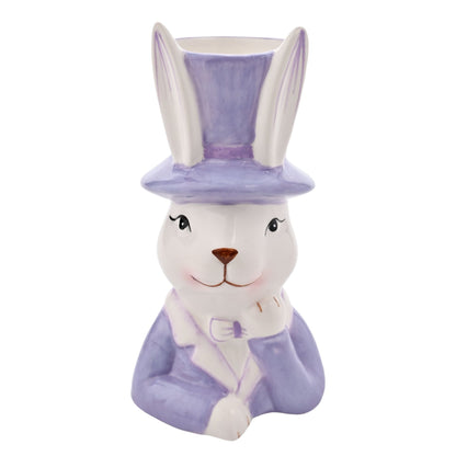 Bunny In Top Hat Planters - 3 Sizes Available