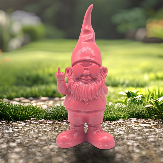 Gnomes Behaving Badly - Naughty Gnome - Pink