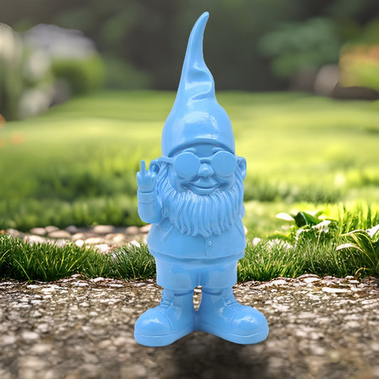 Gnomes Behaving Badly - Naughty Gnome - Blue