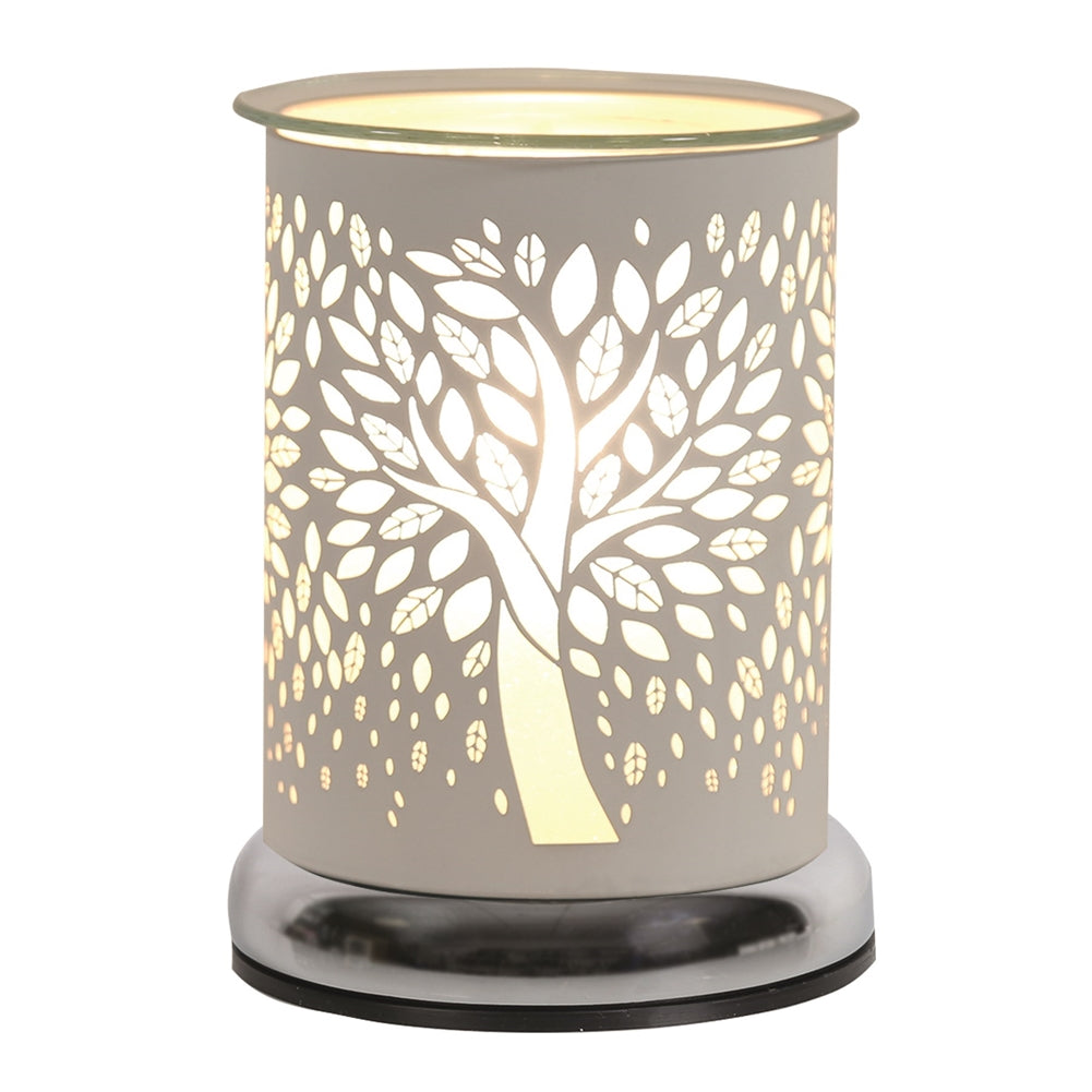 Aroma White Tree of Life Electric Wax Melt Warmer