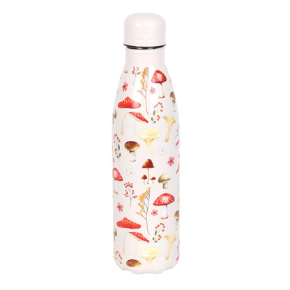 Mushroom Print Metal Drinks Bottle