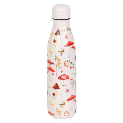 Mushroom Print Metal Drinks Bottle