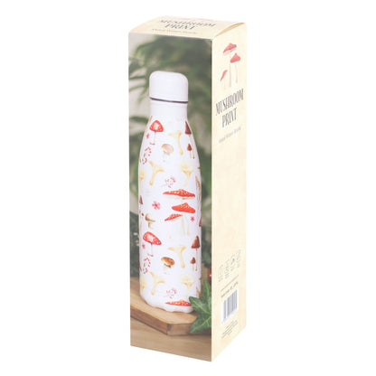 Mushroom Print Metal Drinks Bottle