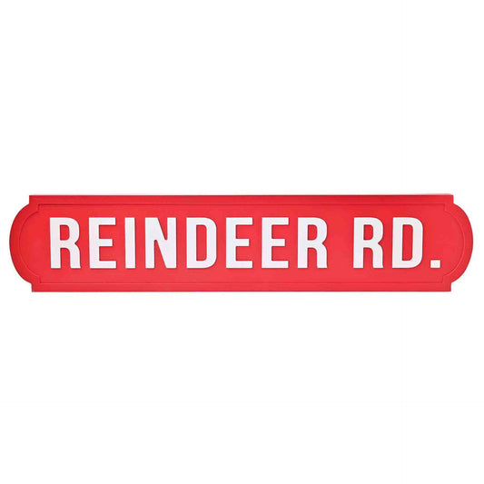 Reindeer Road - Christmas Street Sign