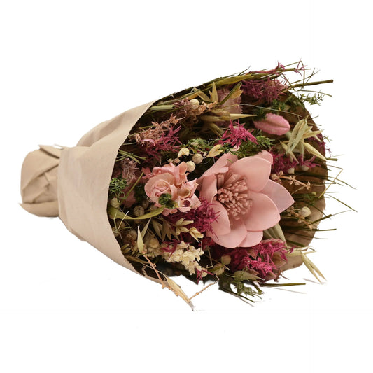 Hestia Dried Floral Bouquet - Pink