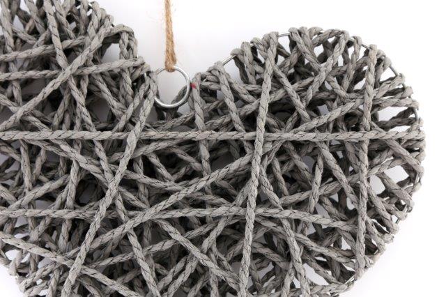 20cm Woven Heart