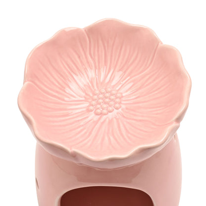 Hestia Pink Flower Wax Melt Holder