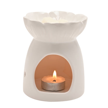 Hestia White Flower Wax Melt Holder