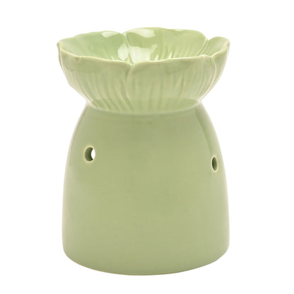 Hestia Green Flower Wax Melt Holder