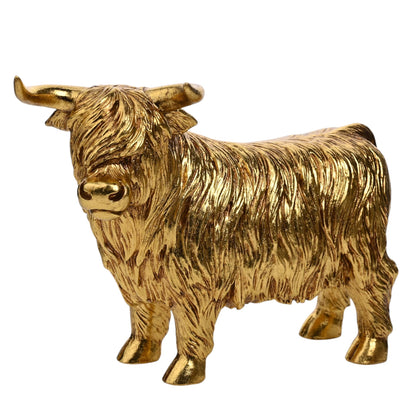 Hestia Gold Highland Cow - Small