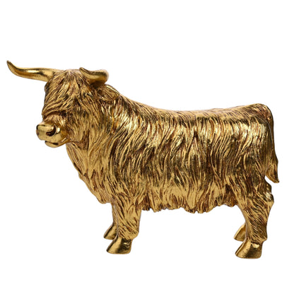 Hestia Gold Highland Cow - Small