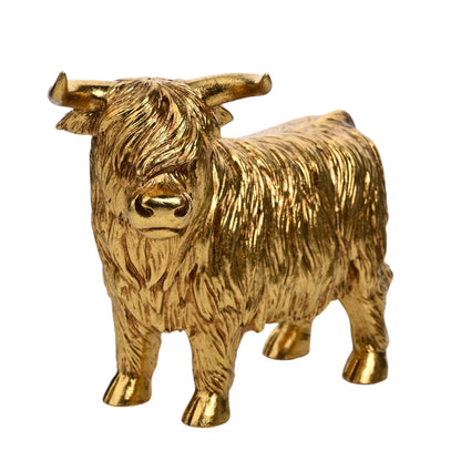 Hestia Gold Highland Cow - Small