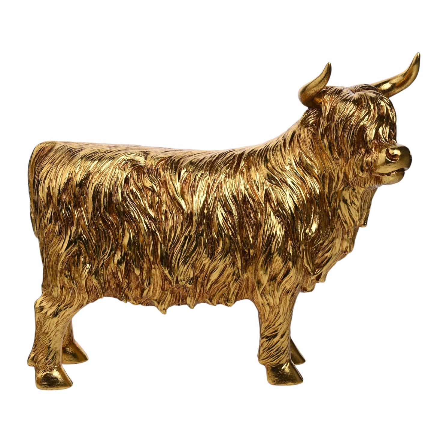 Hestia Gold Highland Cow - Large