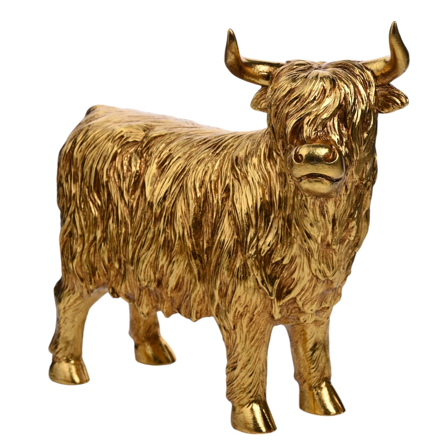 Hestia Gold Highland Cow - Large