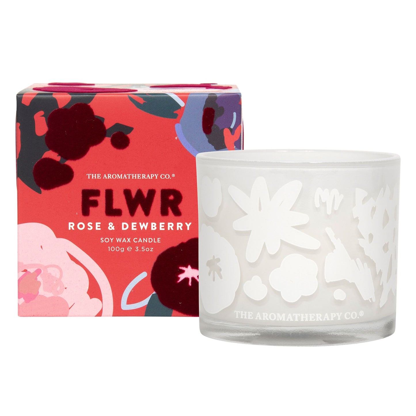 FLWR Candle - Rose and Dewberry