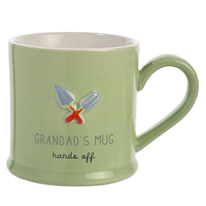 Love Life Embossed Mug - Grandad