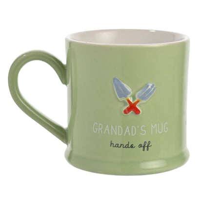 Love Life Embossed Mug - Grandad