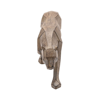 Naturecraft Geometric Prowling Leopard Figurine