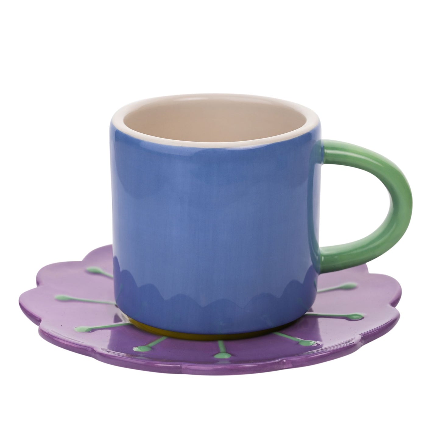 Raspberry Blossom Mug and Coaster Set