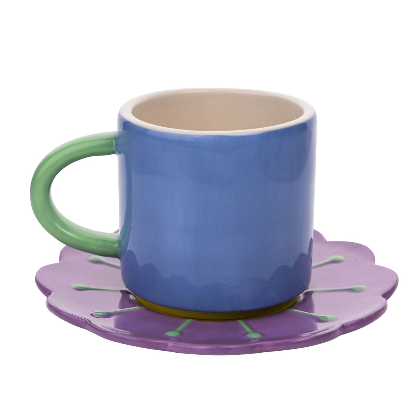 Raspberry Blossom Mug and Coaster Set