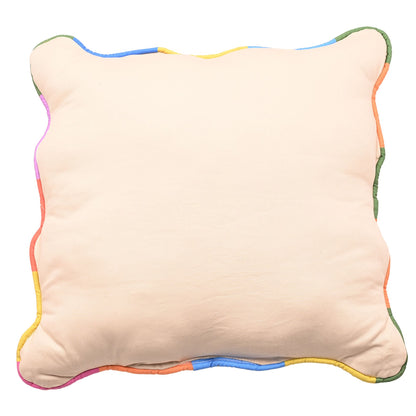 Raspberry Blossom Cushion - "Please Leave By 9pm"